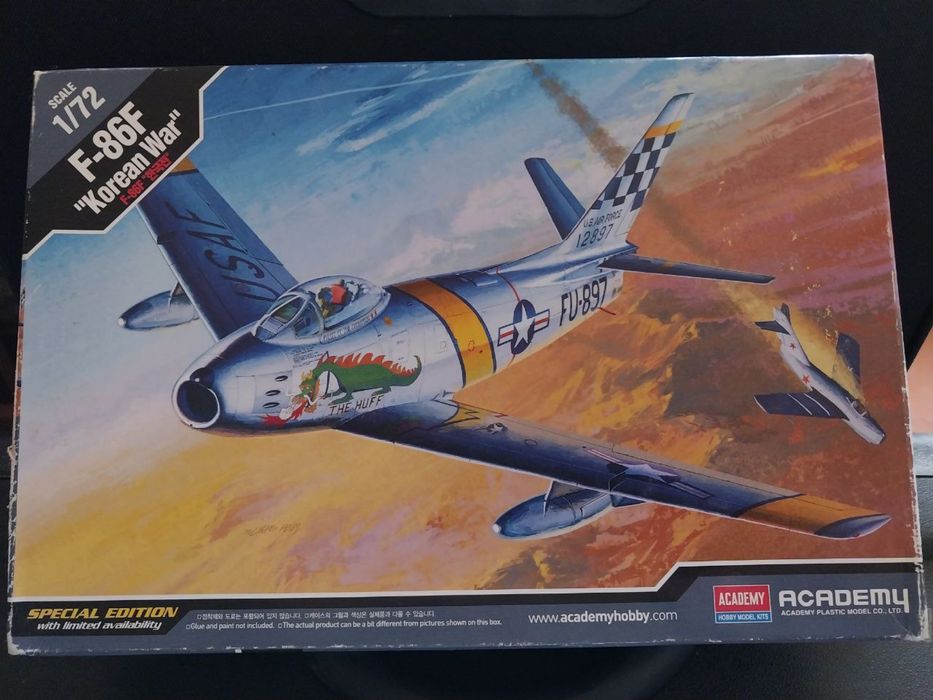 Сборная модель самолёта F-86F “KOREAN WAR”, масштаб 1:72