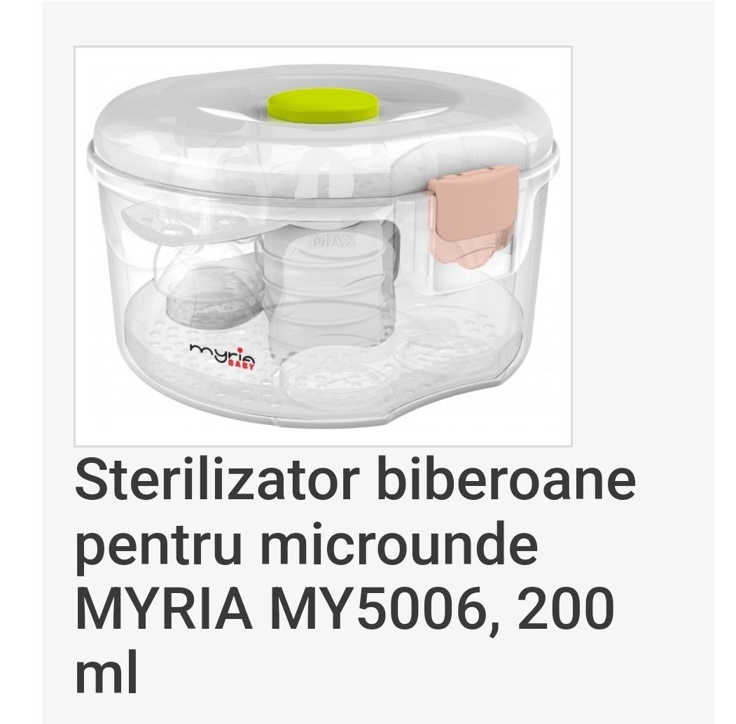 Sterilizator microunde complet cu cutie
