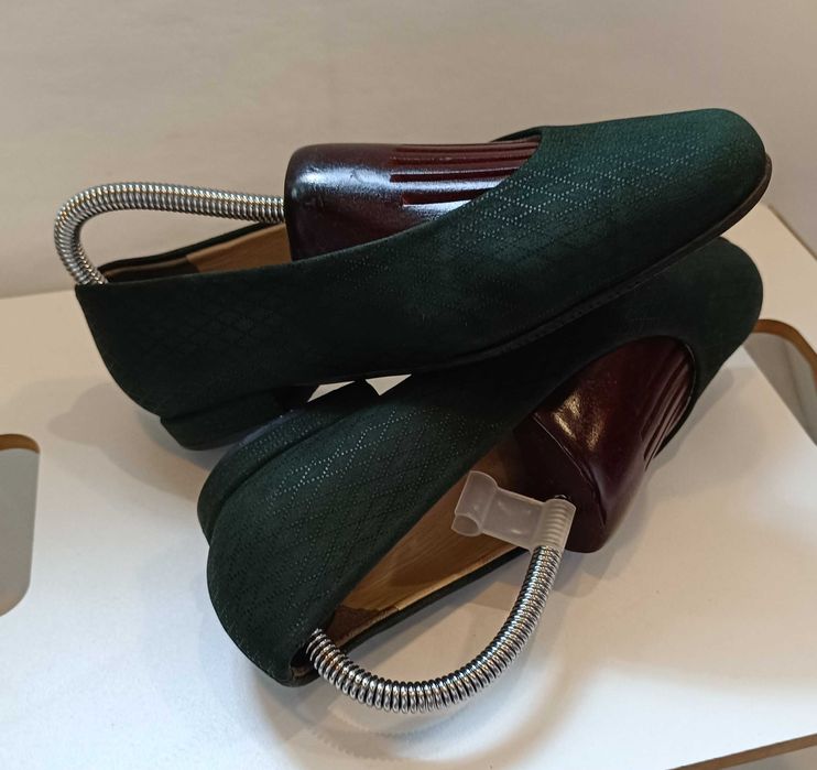 Pantofi slip on balerini de lux BALLY 38 piele naturala superioara