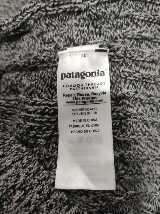 Hanorac lung de damă Patagonia din lână merino mărimea M