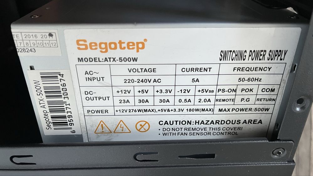 Sistem PC Tower Segotep  Intel Core I3 6100