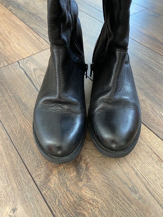 Cizme piele moale 37 fara defecte