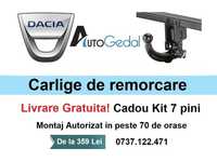 Carlig Remorcare Dacia Duster 2010 - 2013 - Omologat RAR si EU