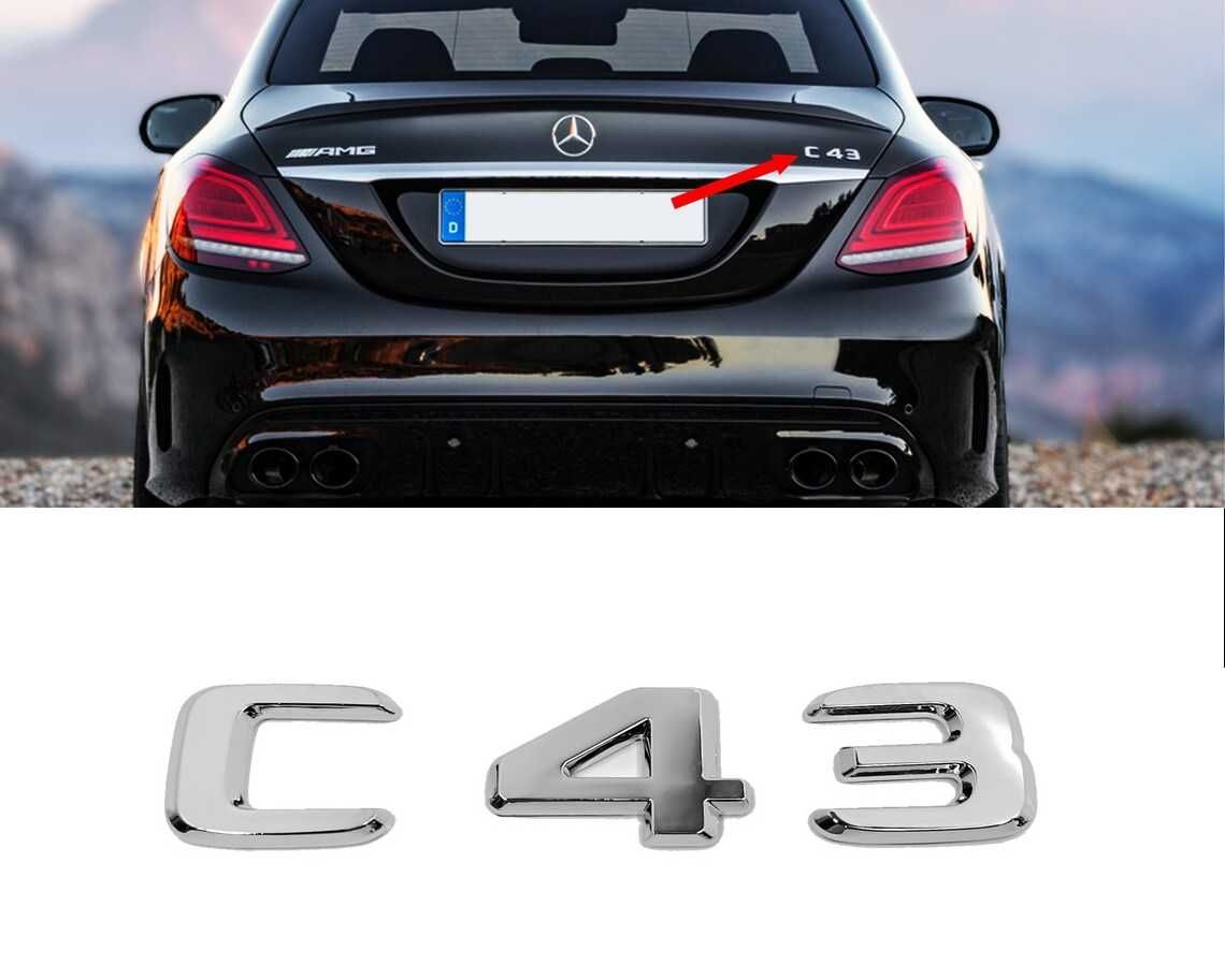 емблема C 43 Мерцедес багажник Mercedes AMG C43