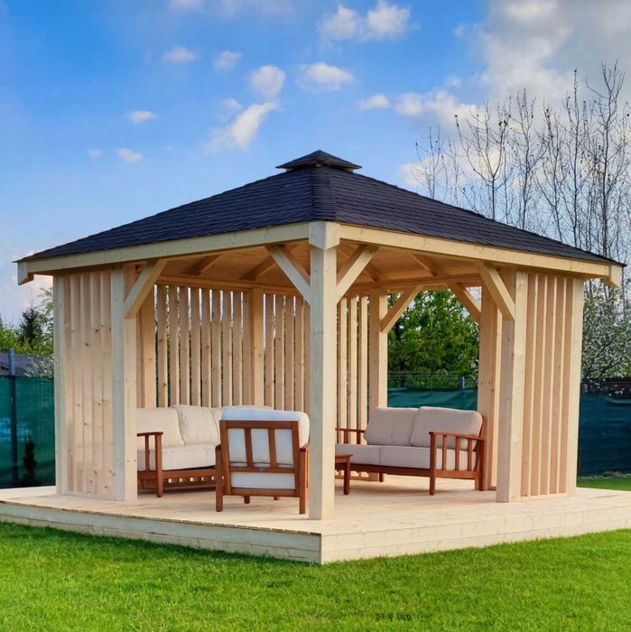 Pavilioane din lemn cu design unic pentru exterior