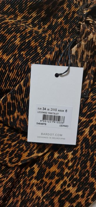 Salopeta Bardot Animal Print