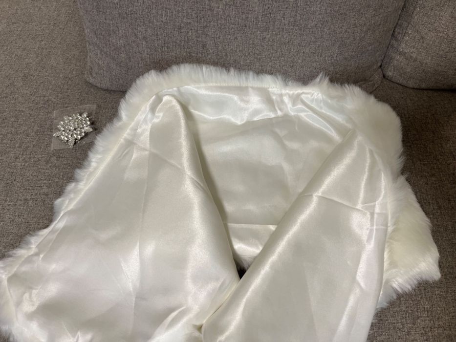 Шал/наметка от еко кожа, Skatie Brand нов дамски колан естествена кожа