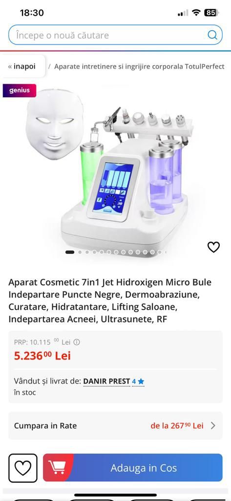 Aparat cosmetic 7in1 lifting