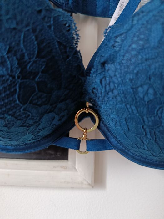 Sutien nou sexy cu model bondage cu pietricele 75C