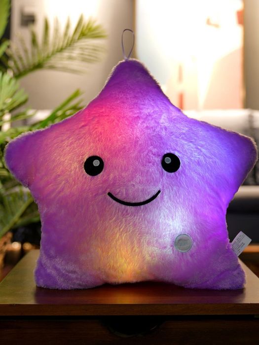 Ночник подушка LED, мягкая игрушка светильник для детей и интерьера де