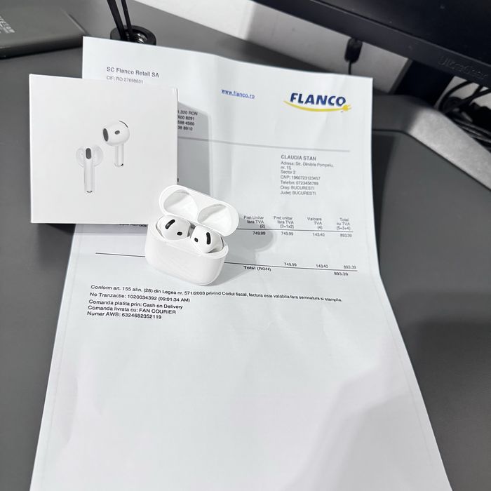 casti apple airpods 4