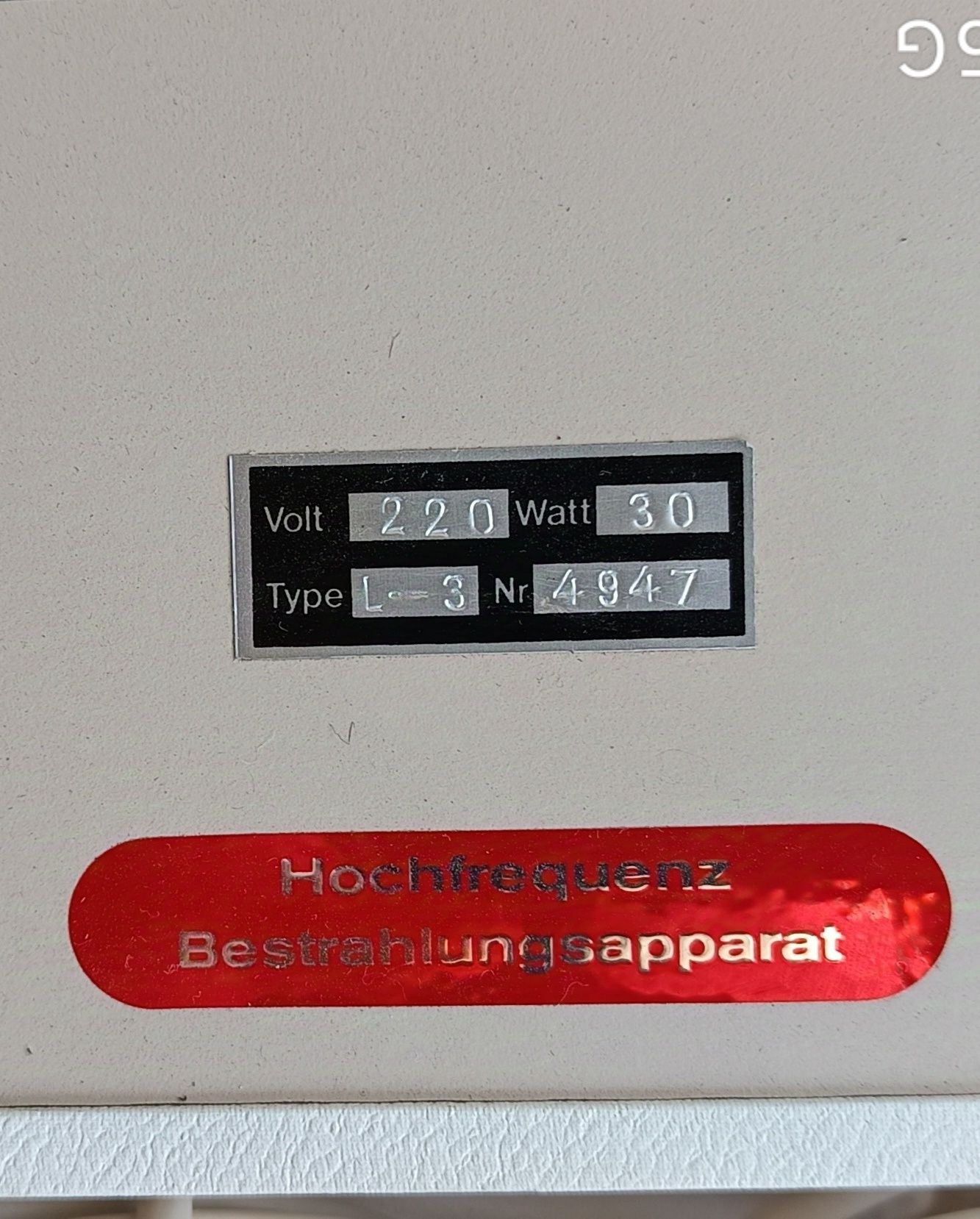 Aparat de înaltă frecvență Helios