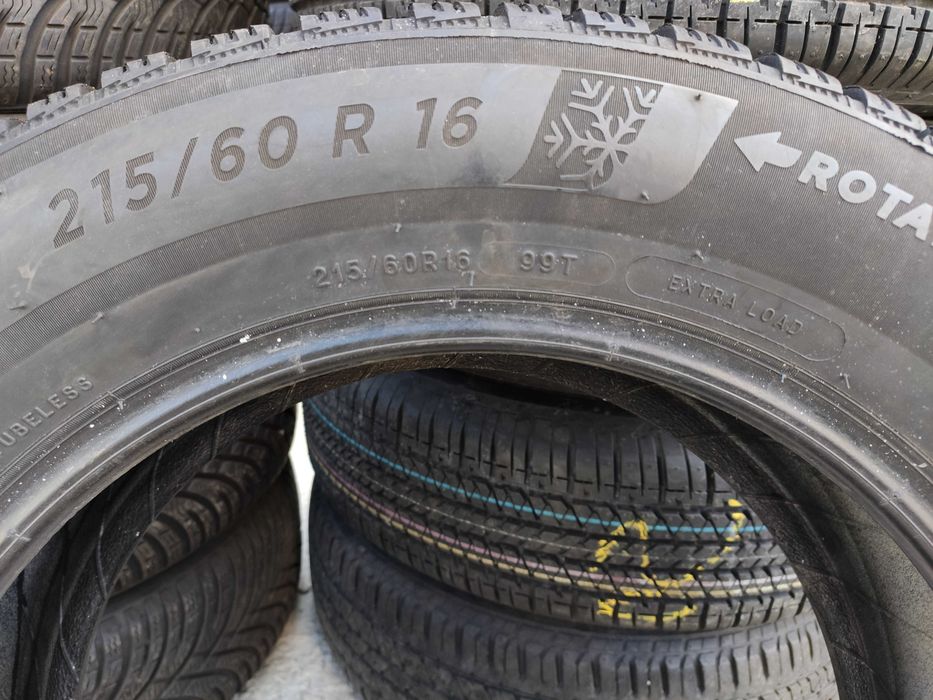 2бр Зимни Гуми 215 60 16 - Michelin - DOT 2022