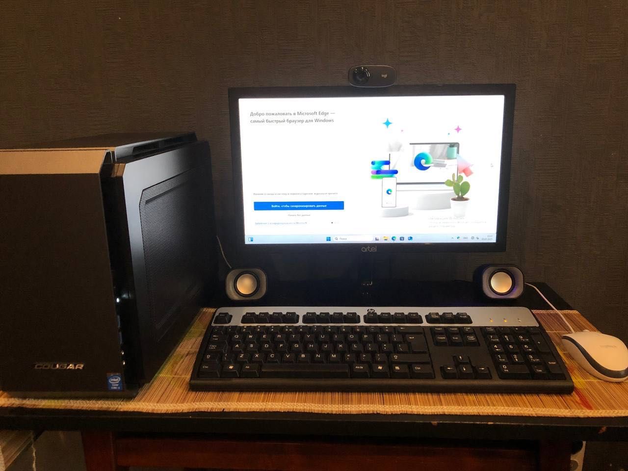 Компьютер PC [Core i5/DDR-8GB/SSD120GB+HDD500GB/Wi-Fi/WebCAM/Win11]