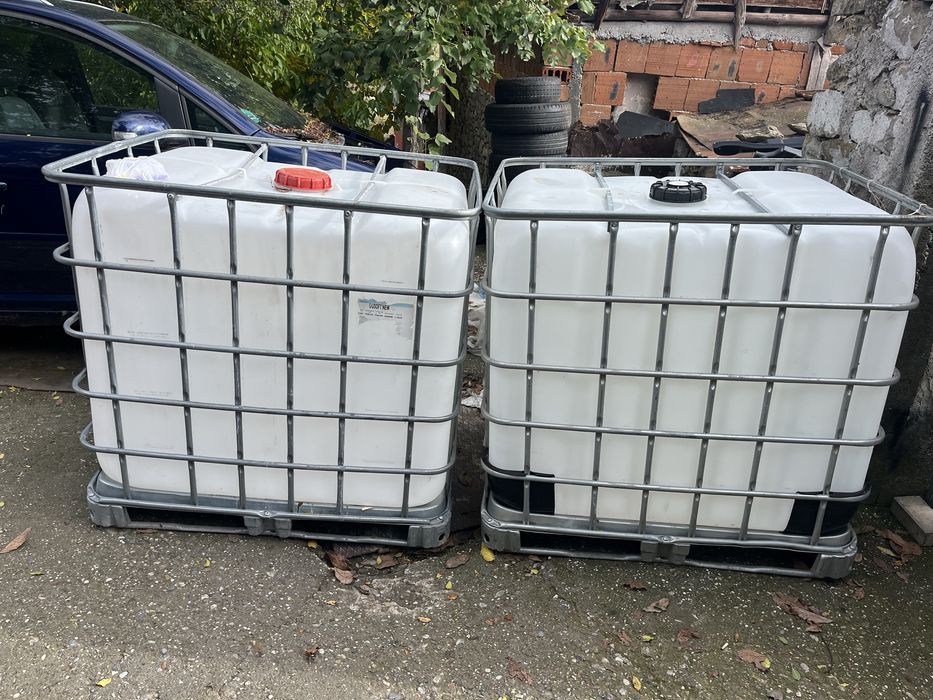 Бидон 1 тон с желазна решетка