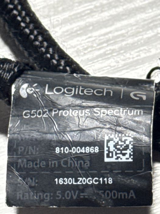 Mouse Gaming Logitech G502 Proteus Spectrum