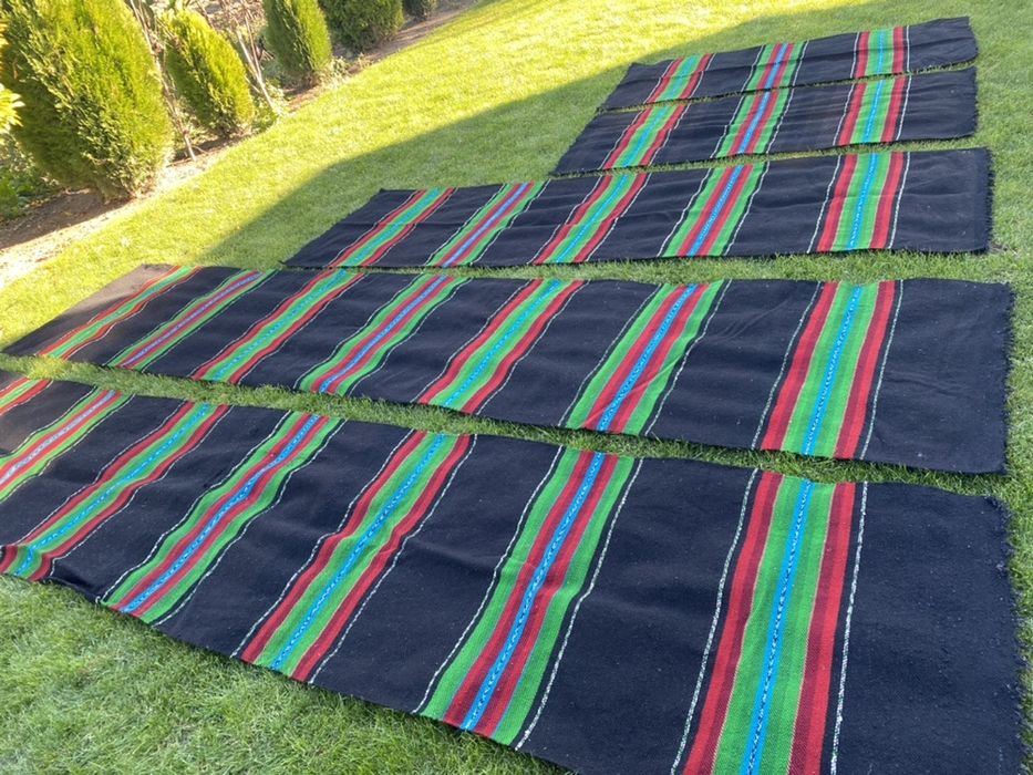 Ръчно тъкана черга.