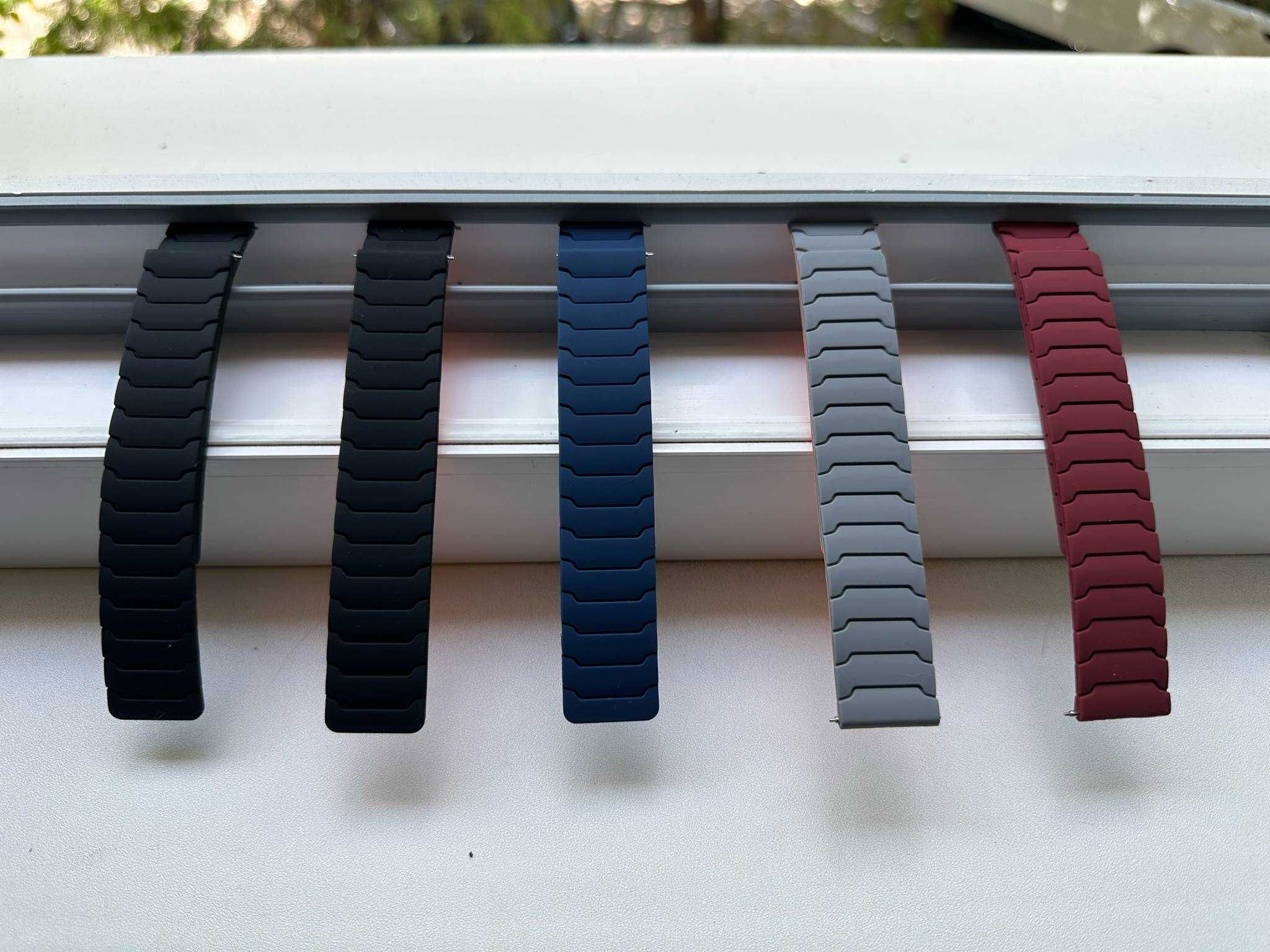 Curea silicon+Metal Huawei GT,GT2,GT3,GT4,GT5(46mm) 22mm modelul 2