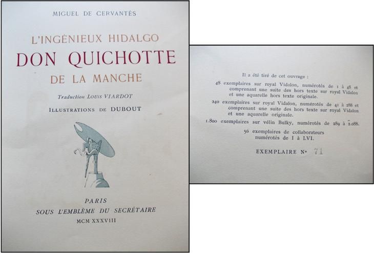 L'Ingenieux Hidalgo Don Quichotte de la Manche (1938)