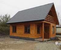 Vand casa locuibila din lemn izolata fonic si termic detali si info la