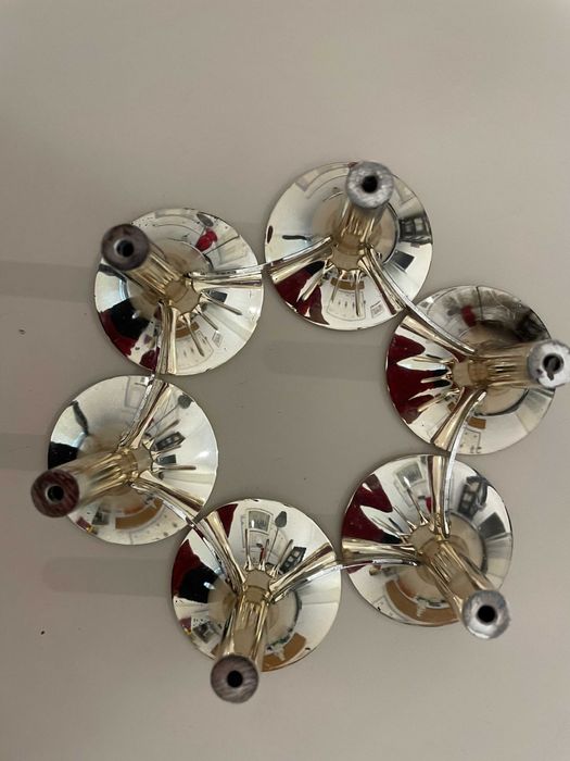 Caesar Stoffi & Fritz Nagel spaceage suport lumnare design rar arta