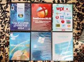 Продам диски WINDOWS 8, 10, программы на ПК, драйвера