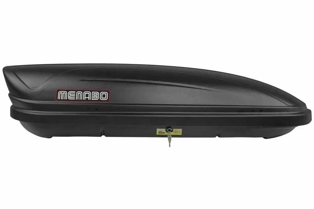 Автобокс Menabo Marathon 460L – 198x79x37см, черен, с ключ
