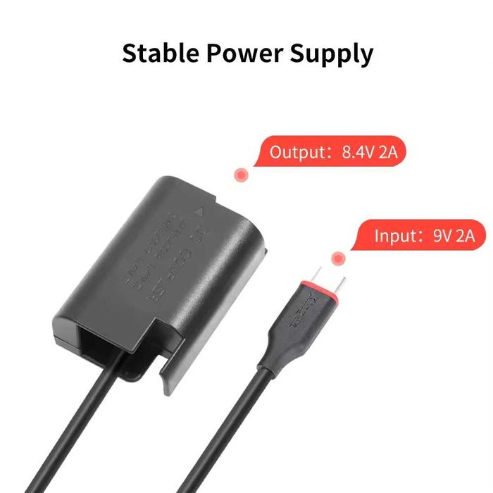 Alimentator USB-C DMW-BLK22 Dummy Battery Panasonic GH5 GH6 G9 DC-S5