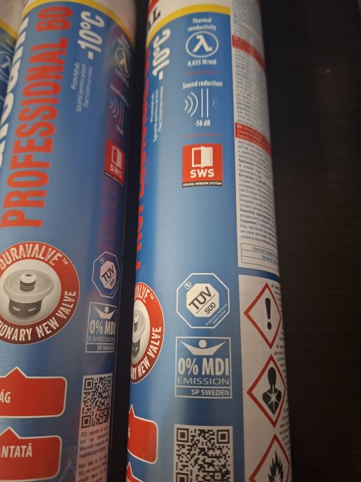 Spumă Soudal pentru izolare