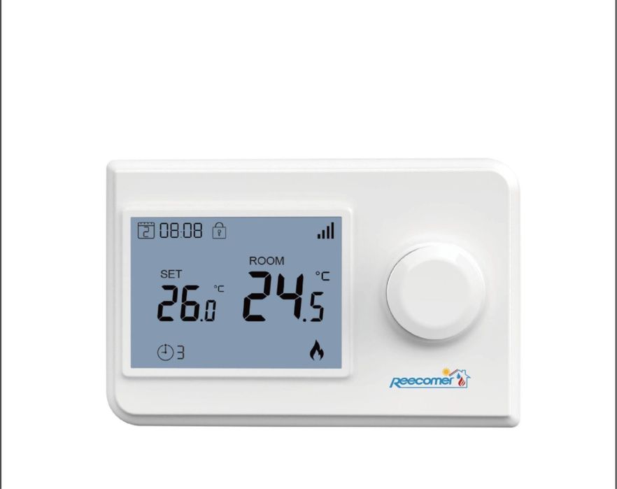 Termostat digital smart, wireless, Reecomer, programabil, Wi-Fi