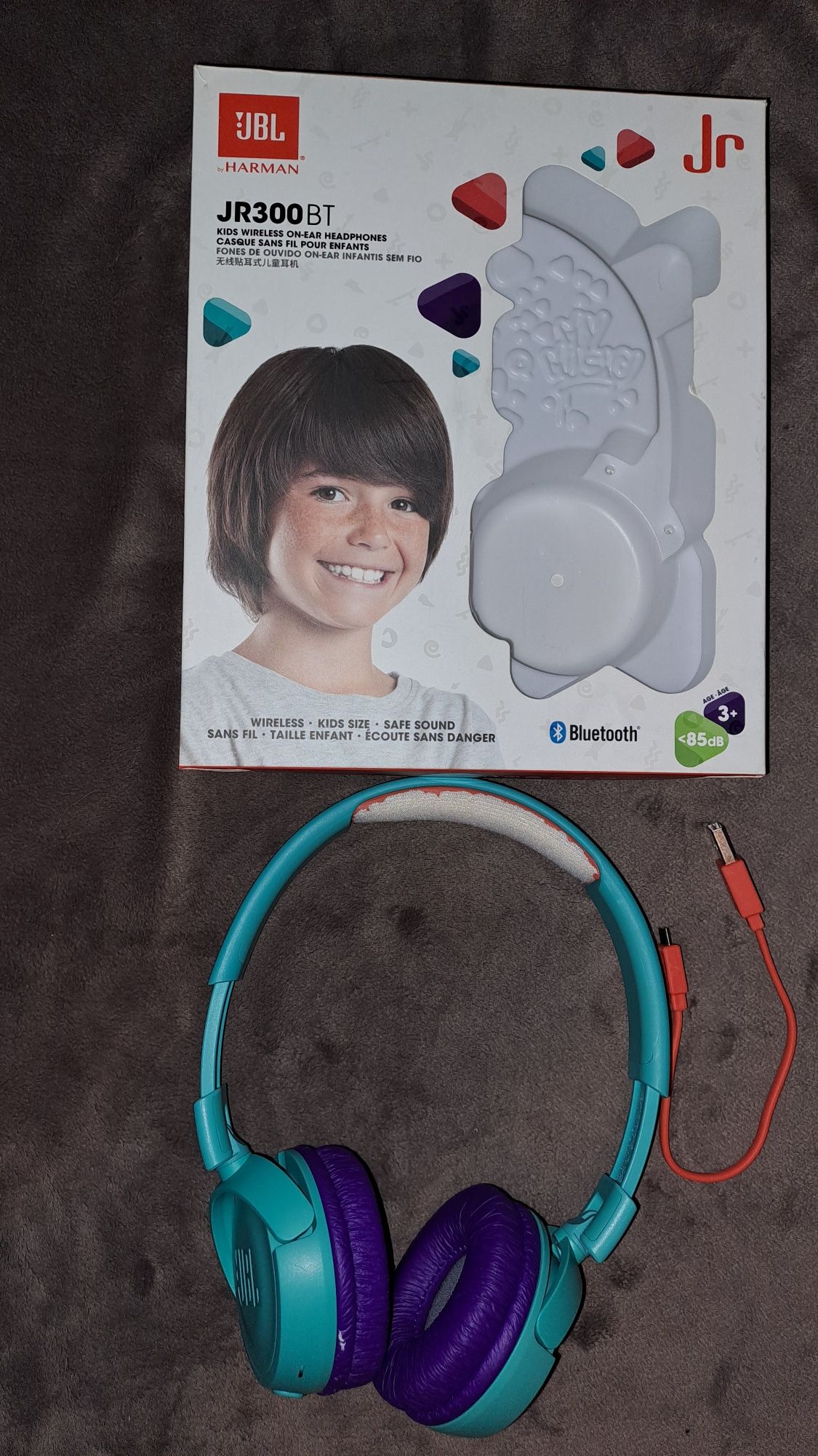 Căști bluetooth pentru copii JBL JR300BT