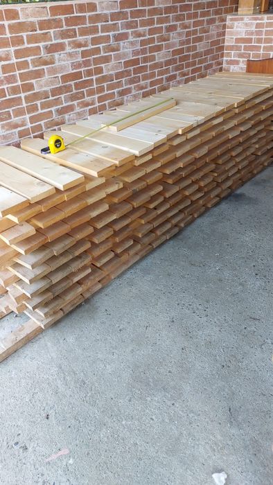 Șipca uscată pentru gard,lemn molid,50x10x2 cm