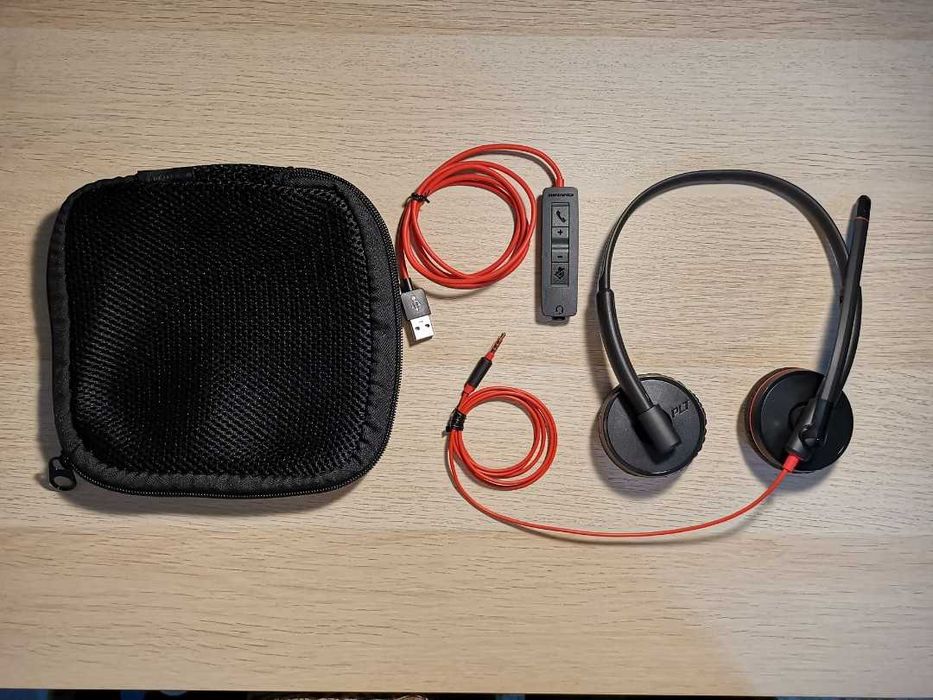 Casti Plantronics Blackwire C3225 USB-A, Jack 3.5mm Binaural Sigilat