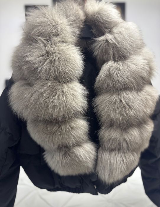 Geaca cu blana naturala