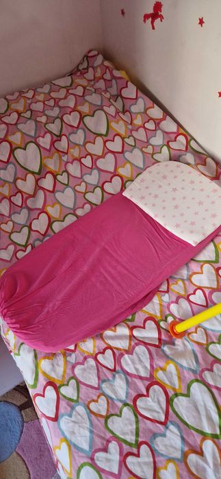 Универсален матрак за количка с възглавница + чаршаф с ластик