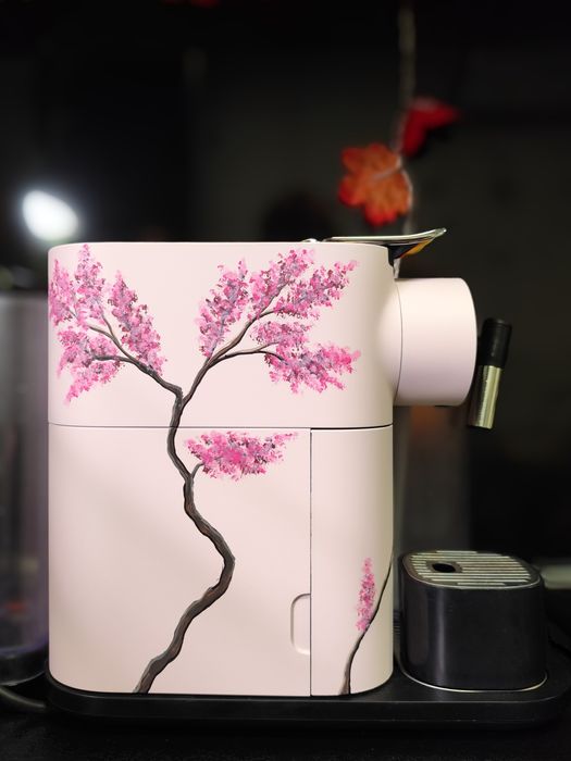 Espressor Nespresso Gran Lattissima Pictat Manual Roz Cherry Tree