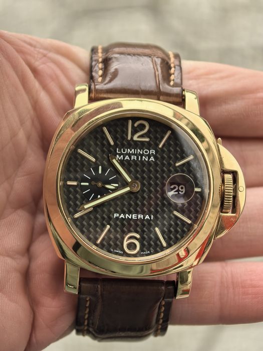 Златен Panerai Luminor Marina 18K Yellow Gold Limited Edition