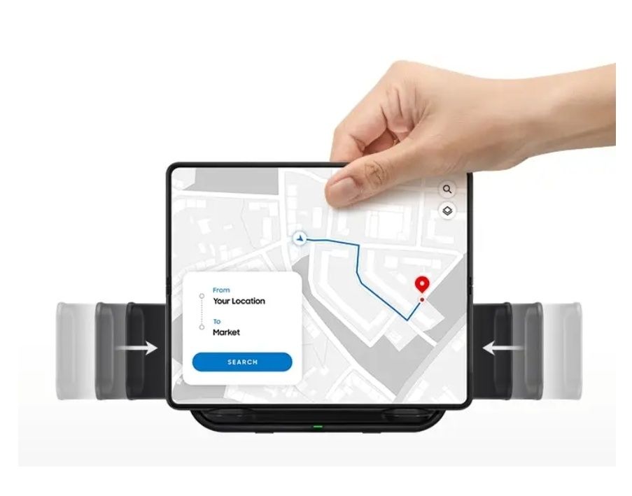 Suport auto cu incarcare wireless SAMSUNG EP-H5300CBEGEU