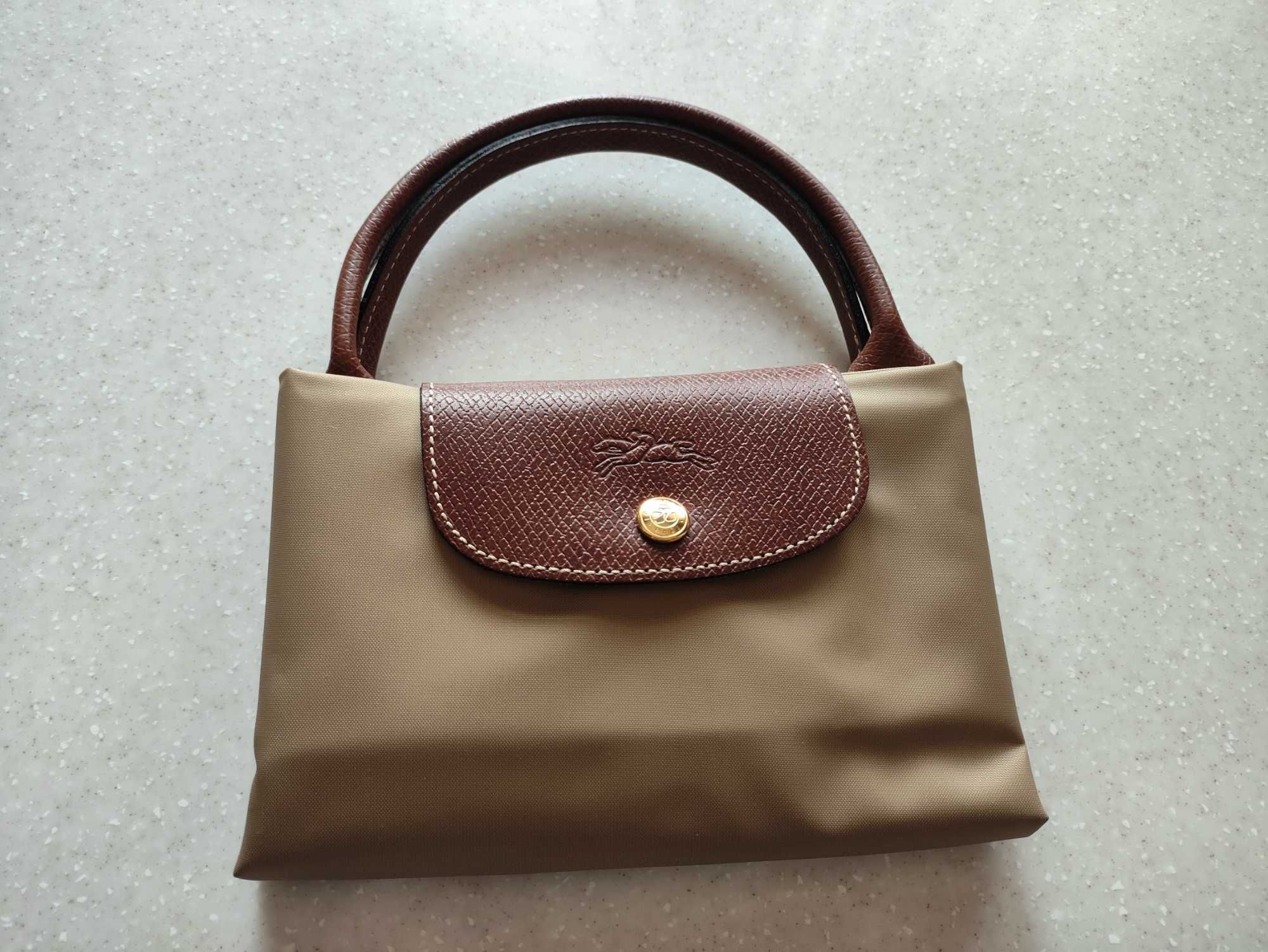 Сумка Longchamp, бежевая, оригинал