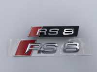 Set Embleme Audi RS8 crom