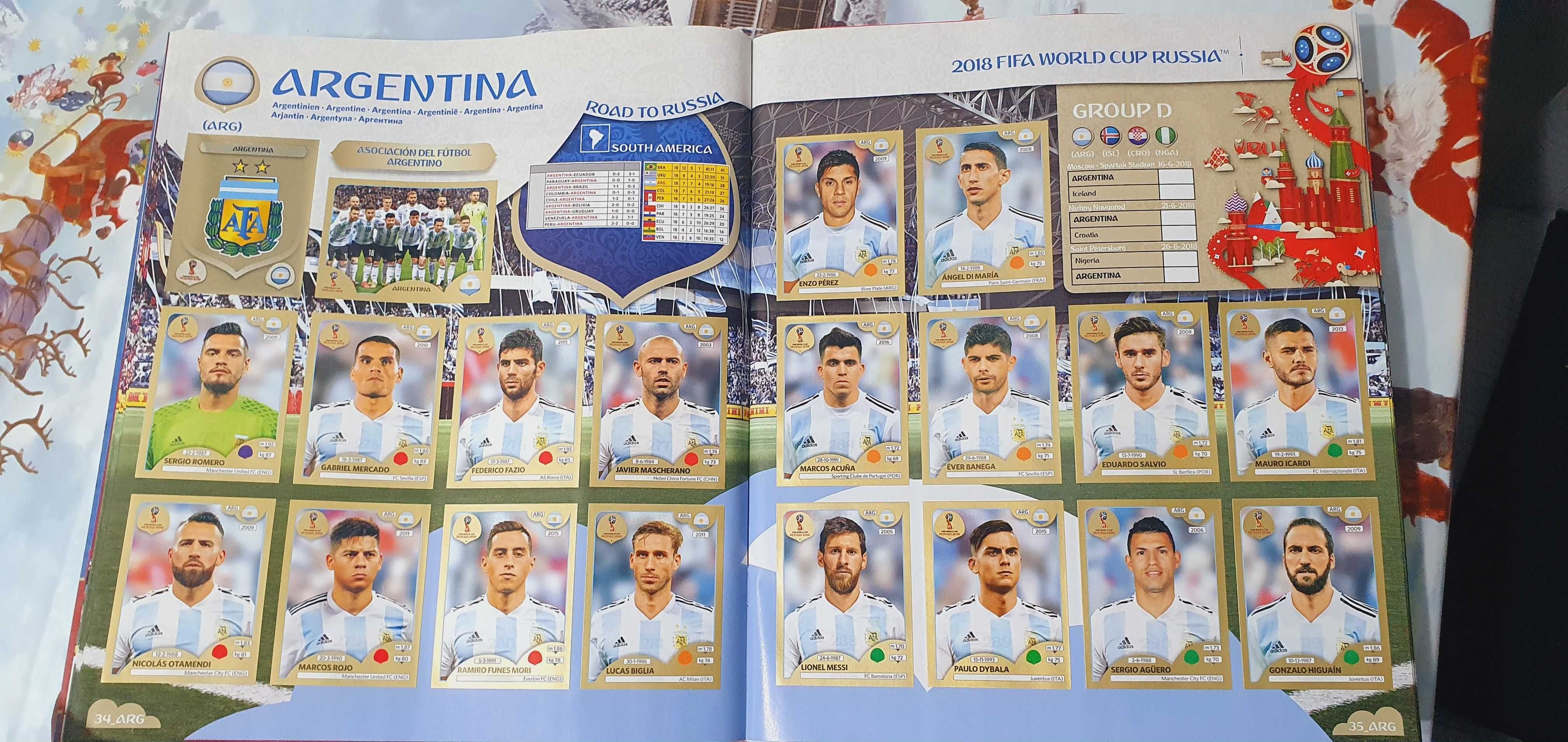Panini World Cup 2018 Gold - Swiss Edition COMPLET