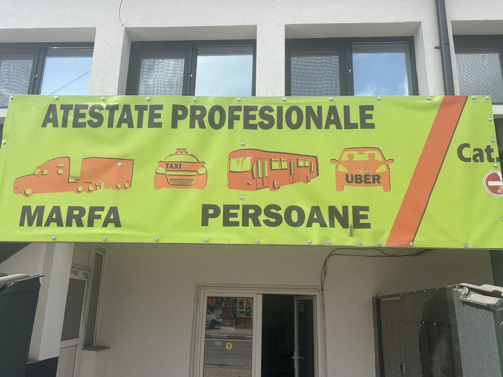 Atestate taxi uber bolt