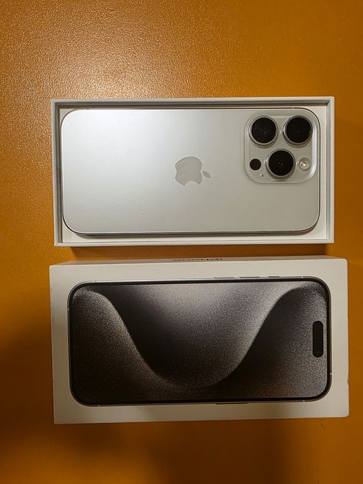 Iphone 15 Pro 256gb White Titanium, liber de retea, factura  garantie