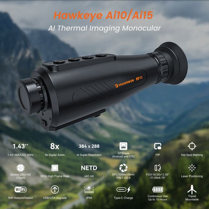 Термален монокъл GTGuard i15
