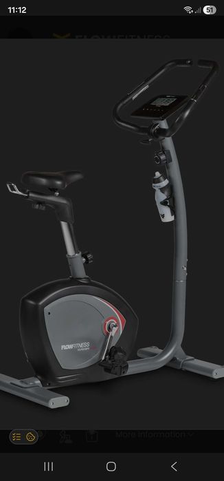 Bicicleta de exerciții Flow Fitness Turner DHT500, CA SI NOUA