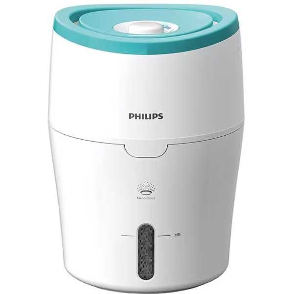 Umidificator PHILIPS HU4801-01, 2l, Tehnologie NanoCloud, alb-verde