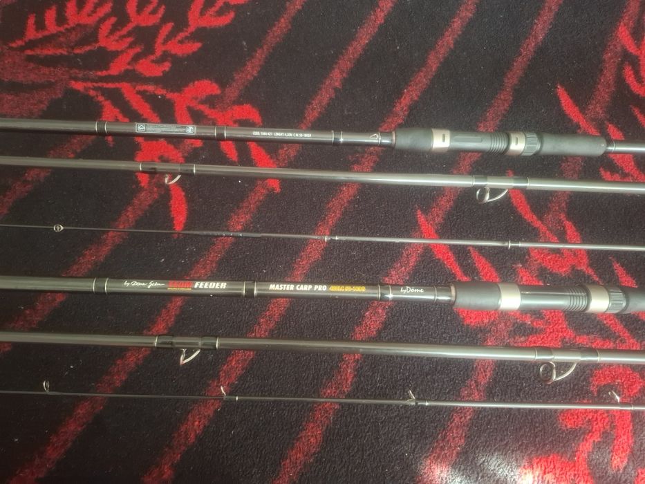 Vând 2 lansete Team Feeder Master Carp Pro 420LC 50-180G