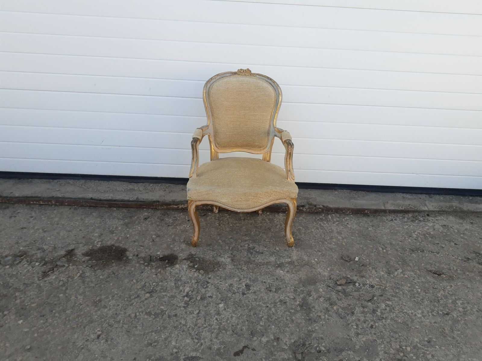 Ретро Бароково кресло стол. Винтидж стил. Внос Холандия