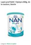 Lapte praf Nan opti pro 1 800 grame