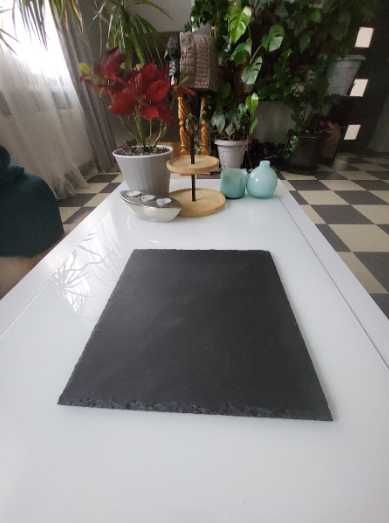 Tava din ardezie pentru servire rotunda 30cm sau patrata 30x30 cm